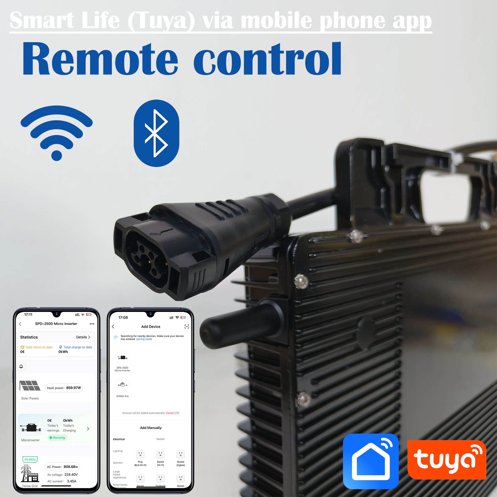 SPD-CT 2500 Anti Counter Current Zero Output Microinverter 2500W - Image 5